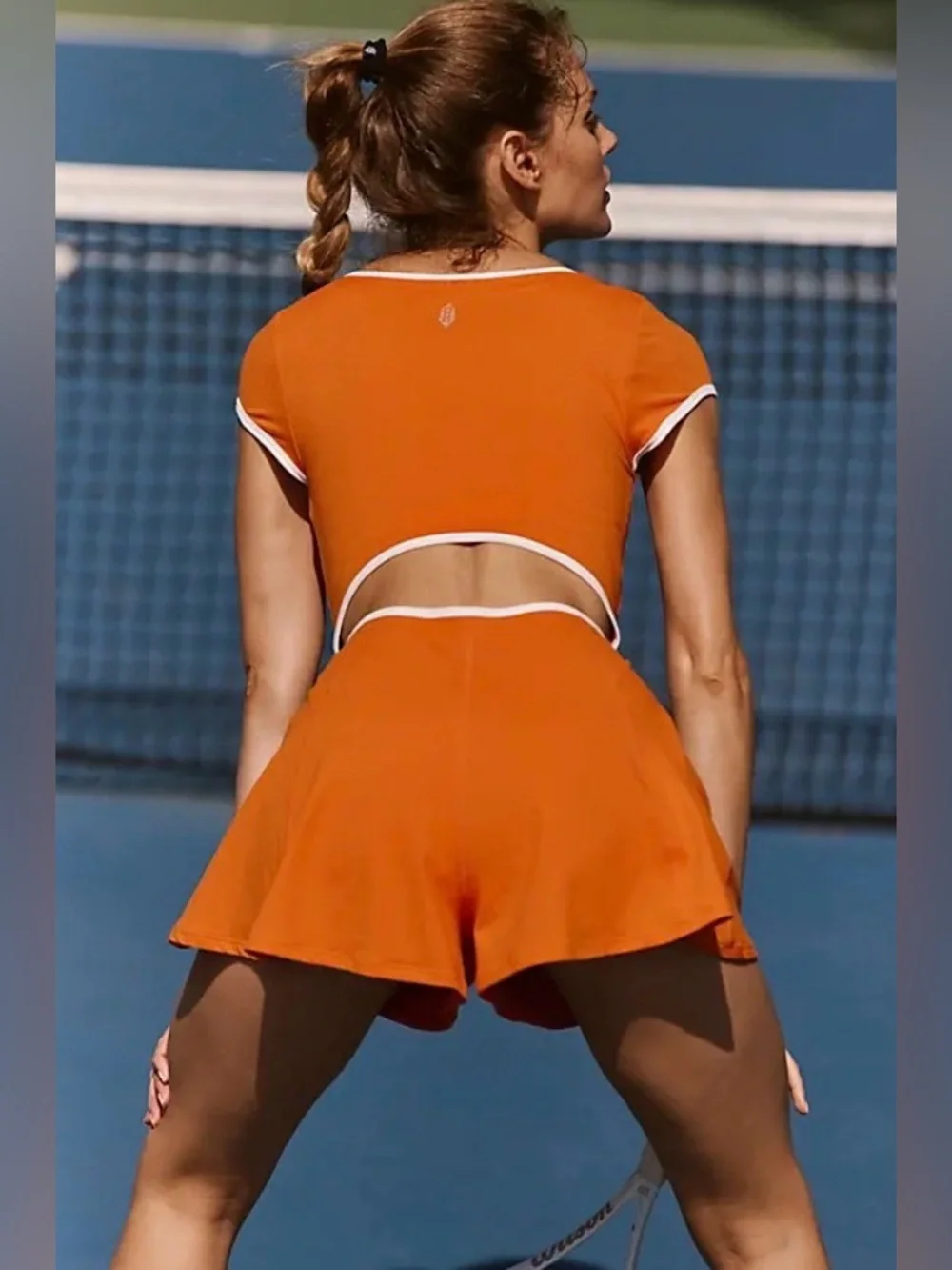 FP Movement Pipe Dream UV Protection Shortsie in Halftime Orange Size S NWT